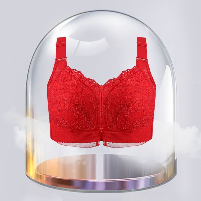 Breathable Full-Coverage Wireless Bra with Cute Bow