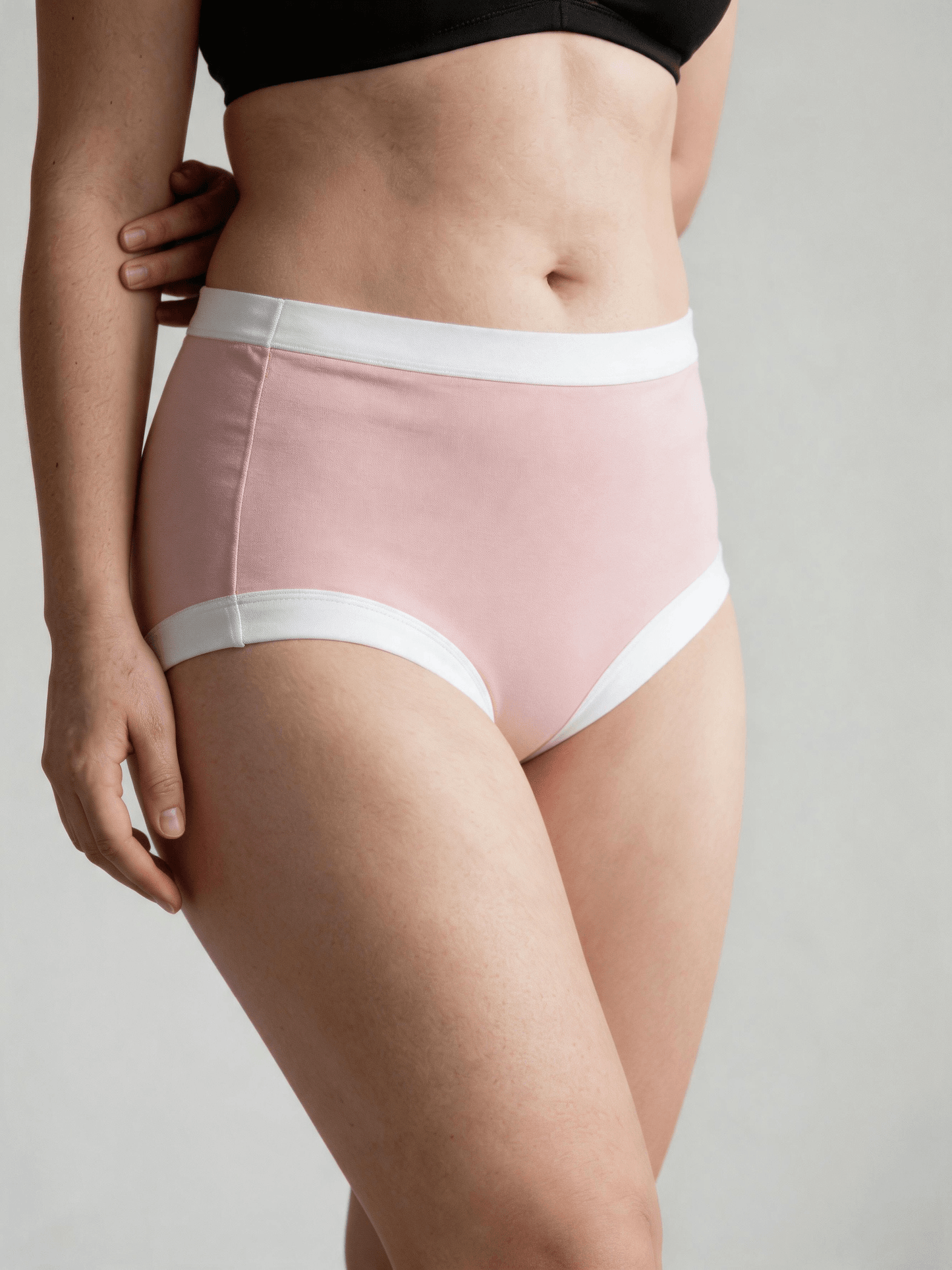Women's Modal High-Waisted Underwear, Antibacterial Crotch, Plus Size for Big Hip