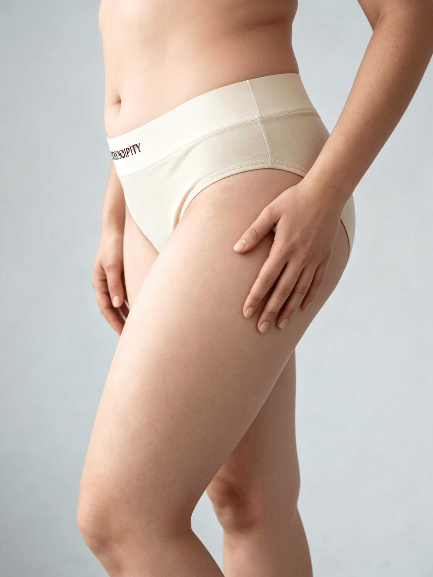 Plus Size Modal Seamless Briefs, PLA Antibacterial Crotch design Underwear