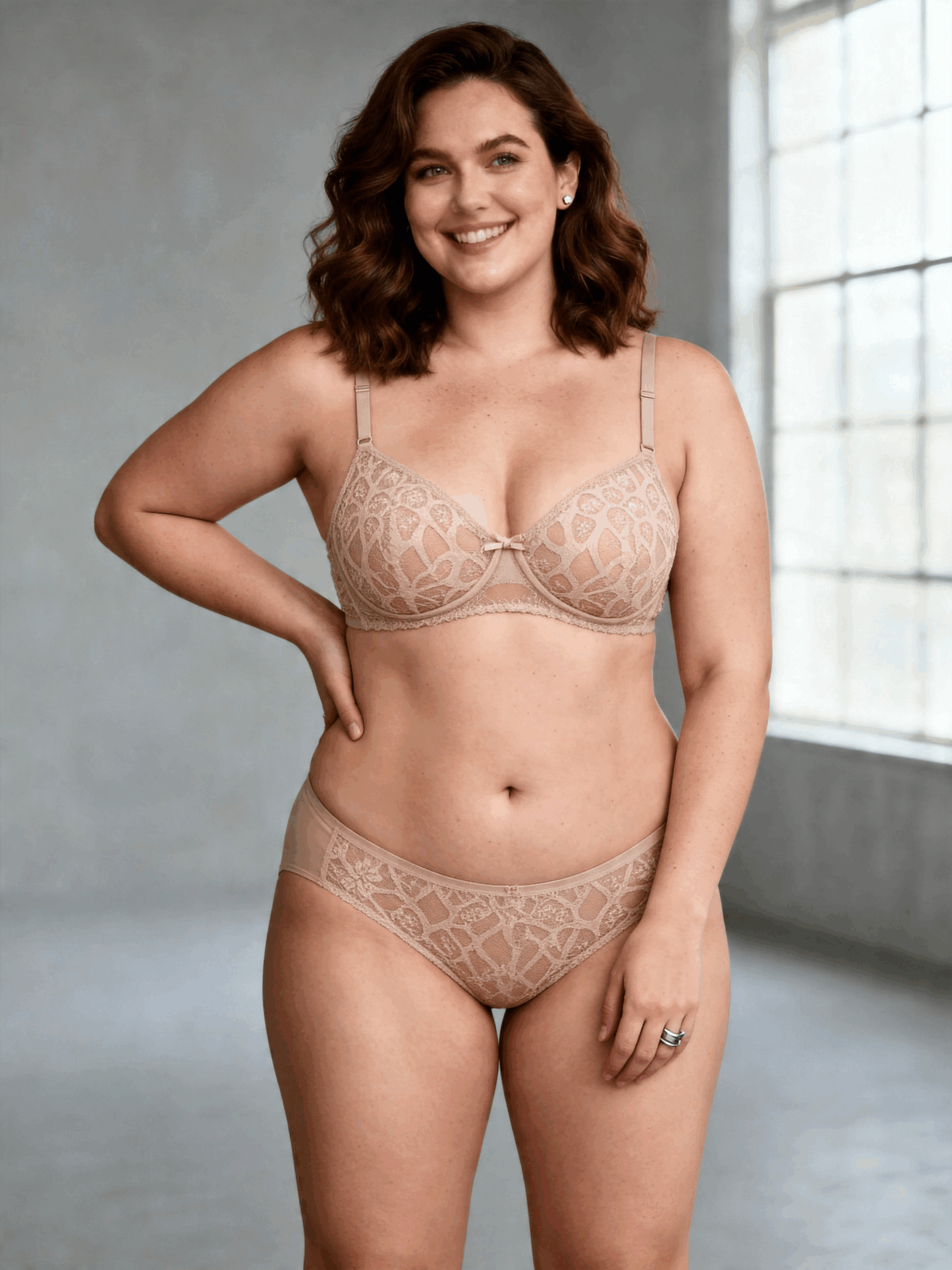 Plus Size Seamless Underwear for Women & Push Up, Side Support , Minimizer effect