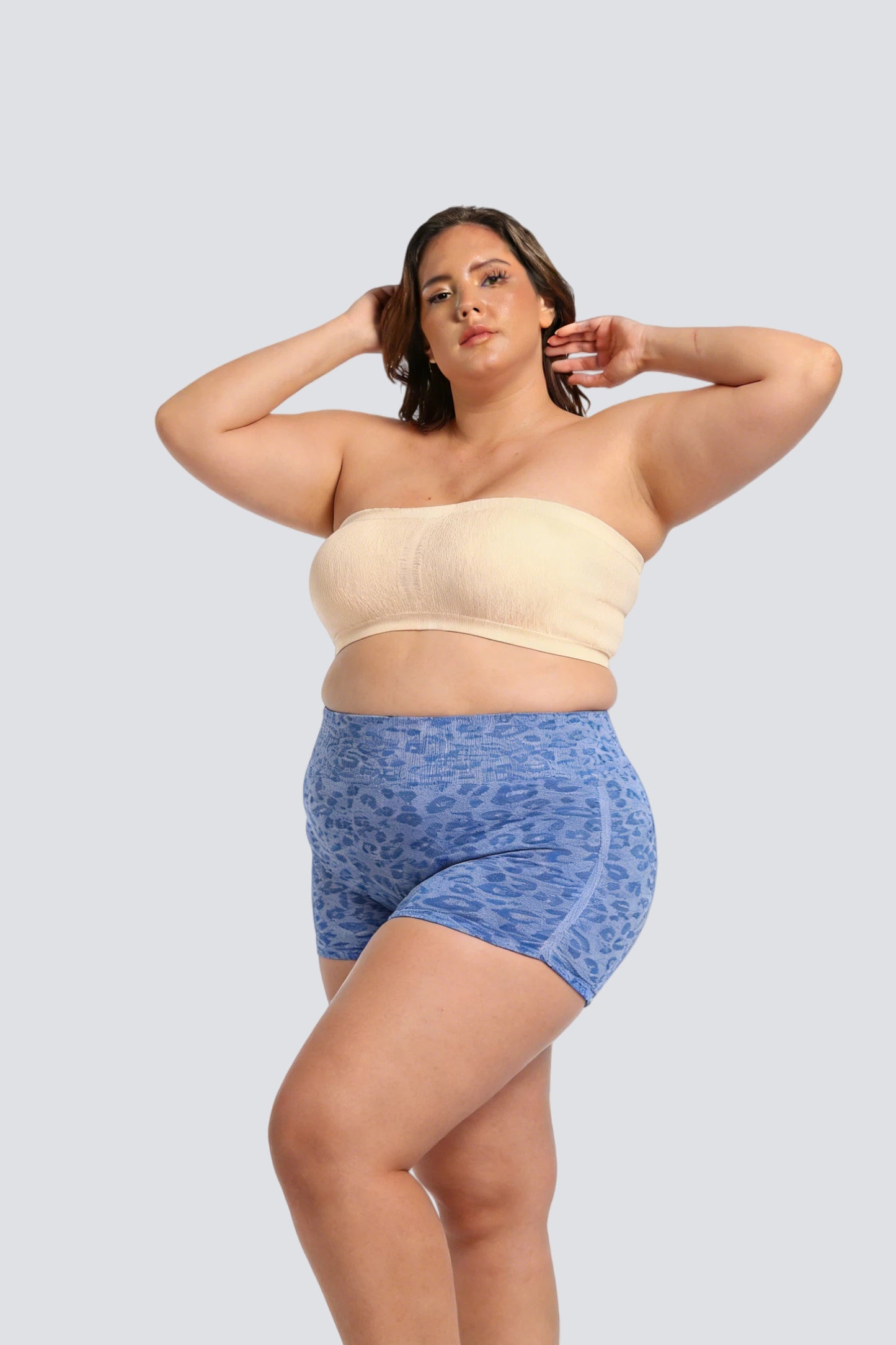 Plus Size Seamless Bandeau Bra with Breathable Support