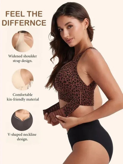 Plus Size Women's Jelly Strip Support Posture Correction Bra