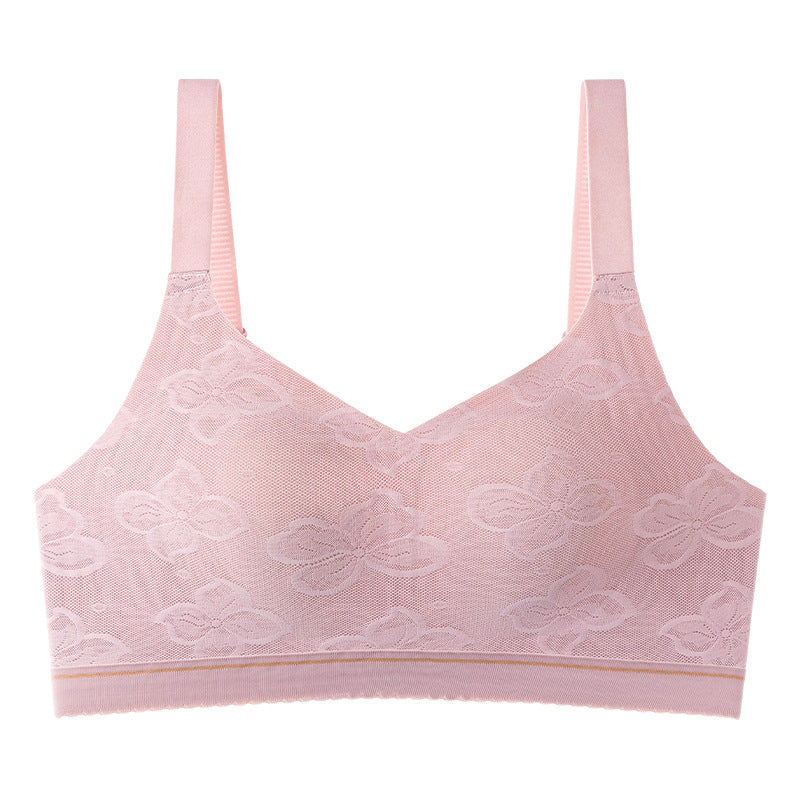 Wireless Seamless Plus Size Bra for Women, Push Up & Side Control