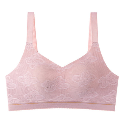 Wireless Seamless Plus Size Bra for Women, Push Up & Side Control