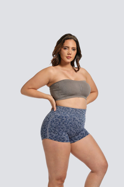 Plus Size Seamless Bandeau Bra with Breathable Support
