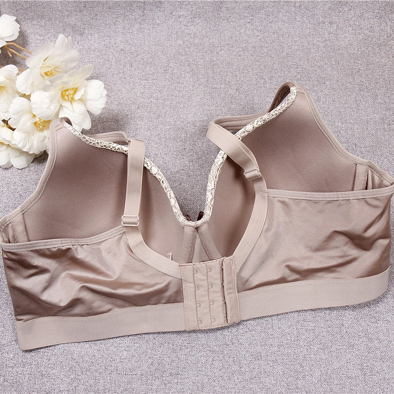 Plus Size Thin Full‑Coverage Smooth Surface Strapless Bra