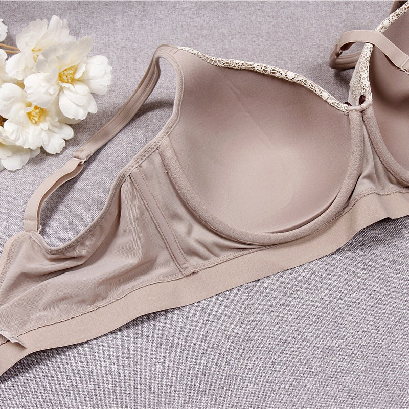 Plus Size Thin Full‑Coverage Smooth Surface Strapless Bra