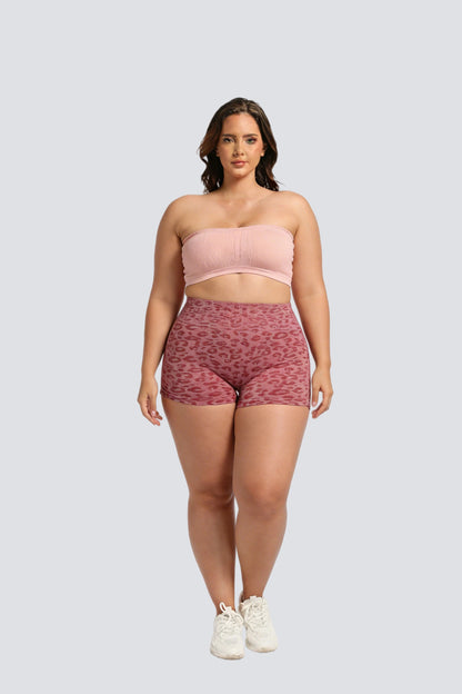 Plus Size Seamless Bandeau Bra with Breathable Support