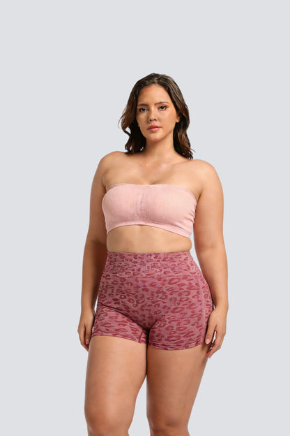 Plus Size Seamless Bandeau Bra with Breathable Support