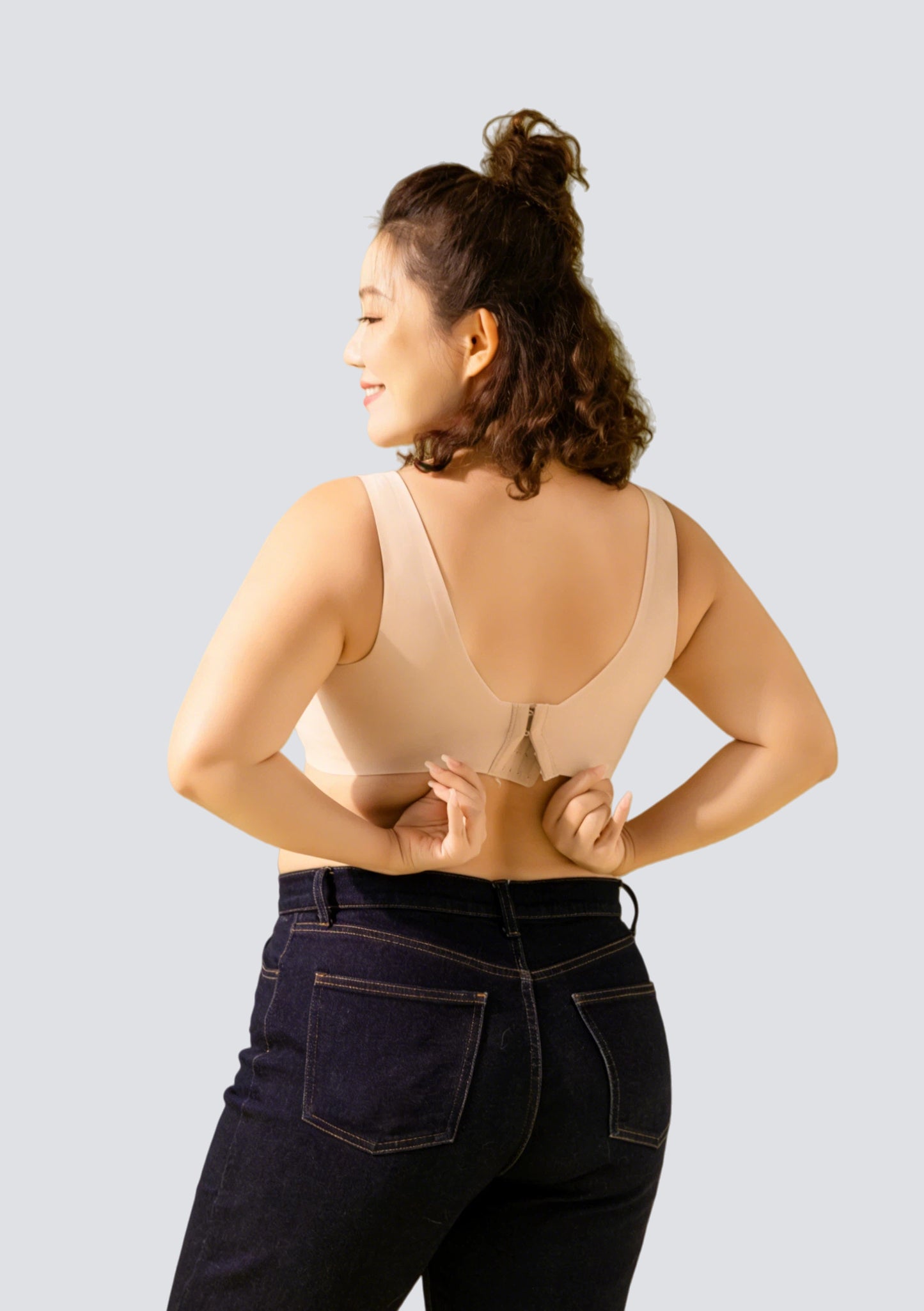 Plus Size Comfort Push-Up Bra with Soft Support & Side Smoothing