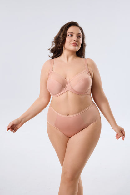 Full Coverage Underwire Lace Bra Set With Comfortable Design