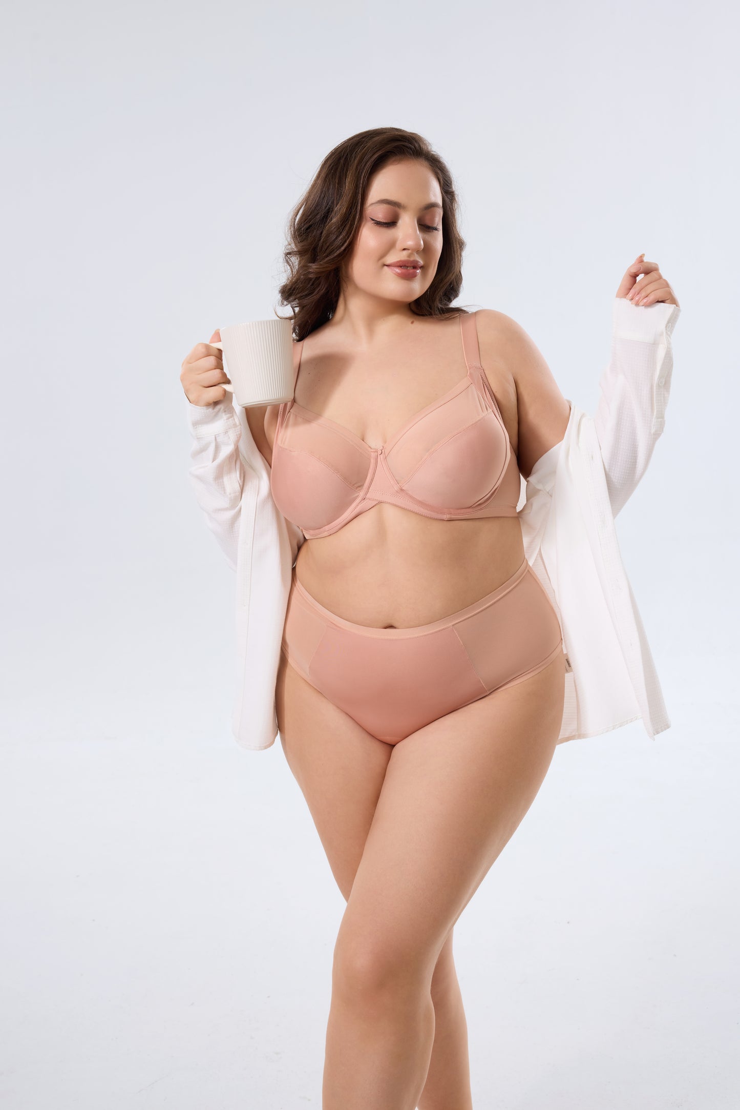 Full Coverage Underwire Lace Bra Set With Comfortable Design