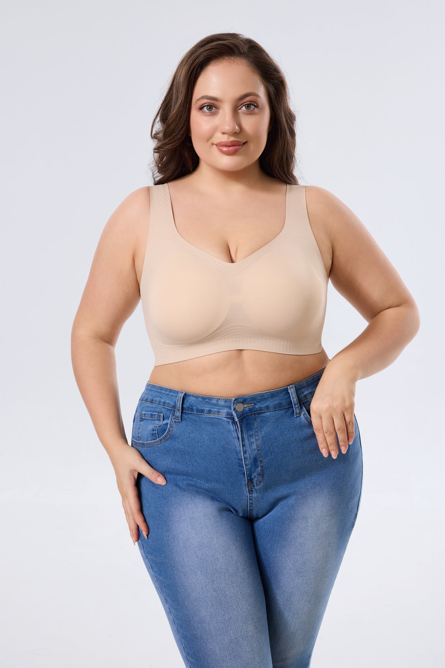 Comfortable Full Coverage Wireless Support Bra