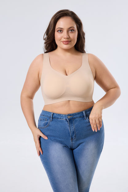 Comfortable Full Coverage Wireless Support Bra