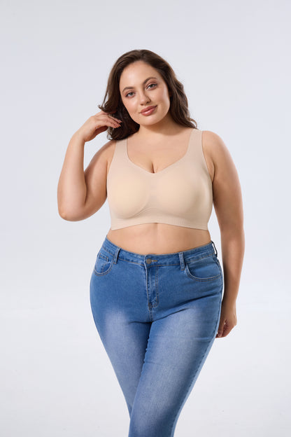 Comfortable Full Coverage Wireless Support Bra