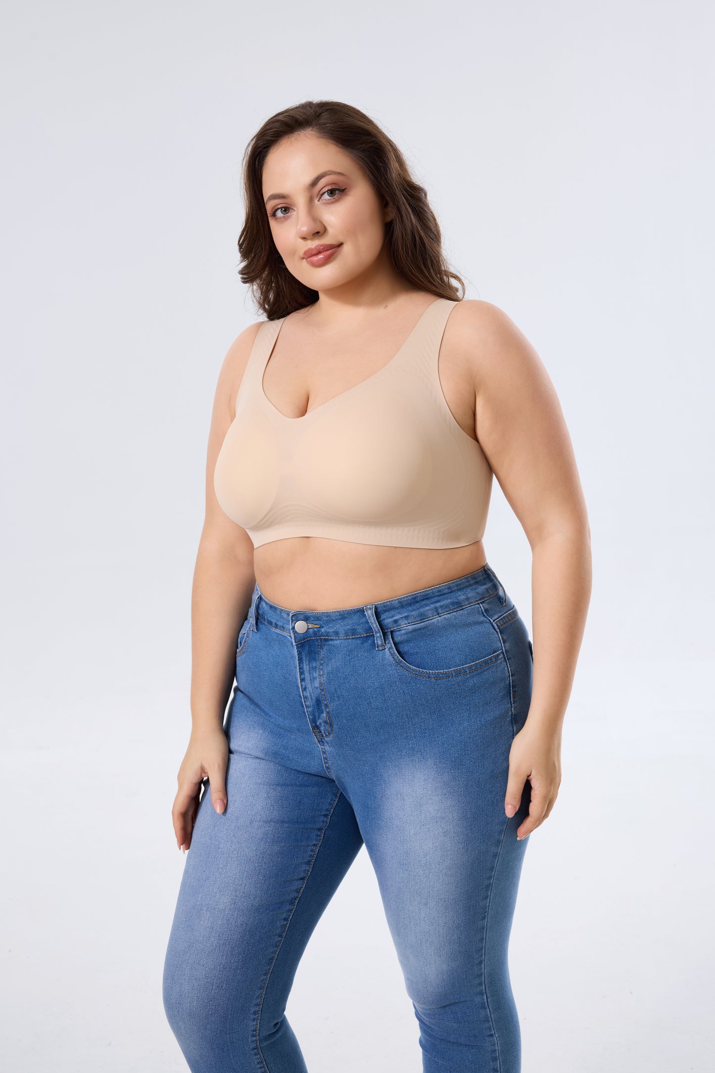 Comfortable Full Coverage Wireless Support Bra