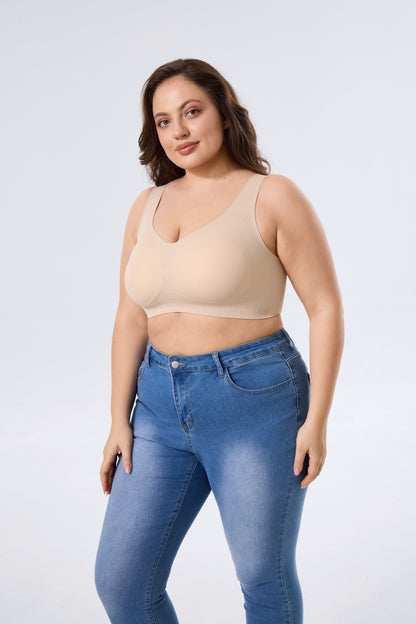 Comfortable Full Coverage Wireless Support Bra