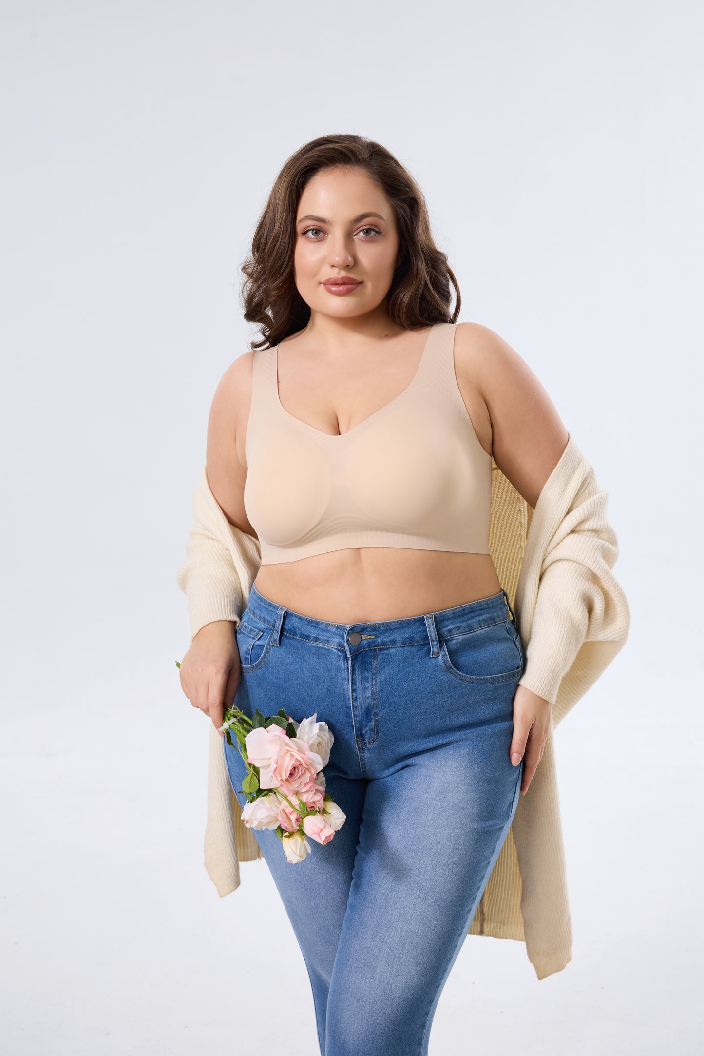 Comfortable Full Coverage Wireless Support Bra