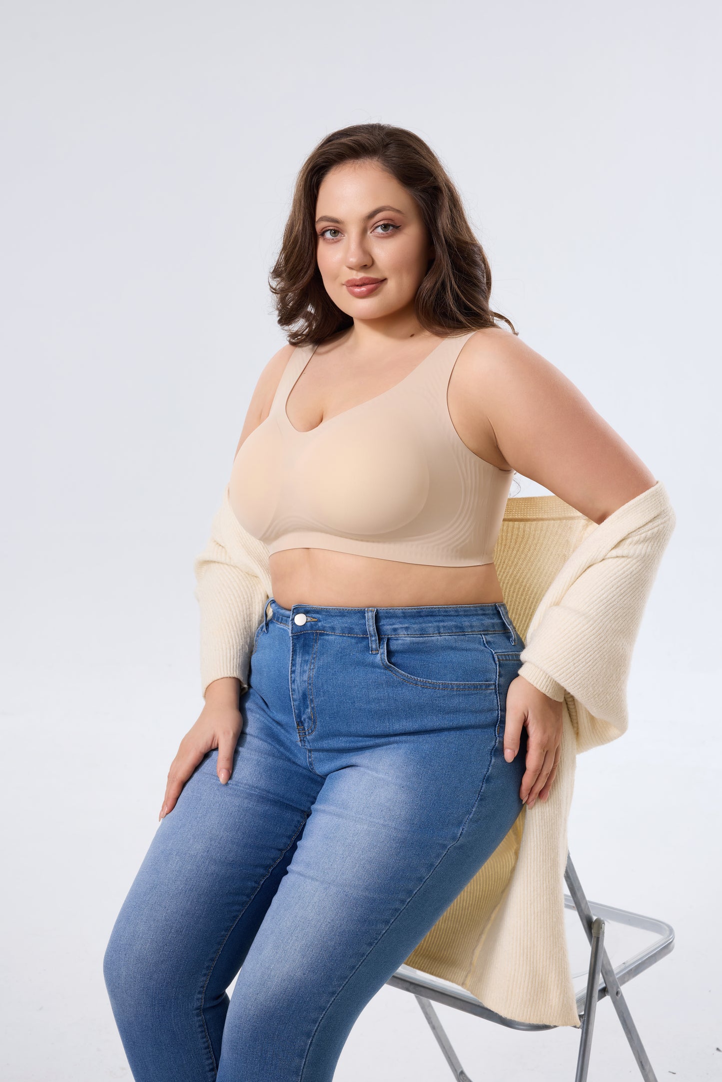 Comfortable Full Coverage Wireless Support Bra