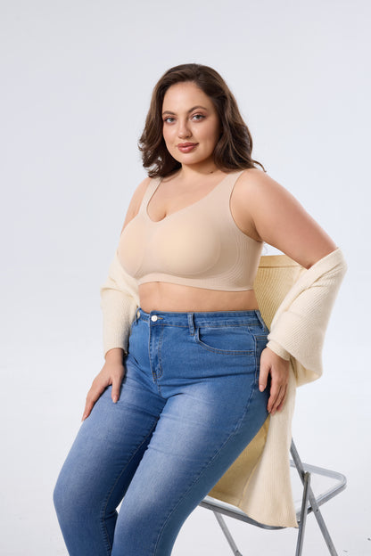 Comfortable Full Coverage Wireless Support Bra