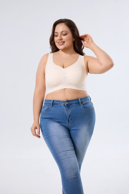 Comfortable Full Coverage Wireless Support Bra