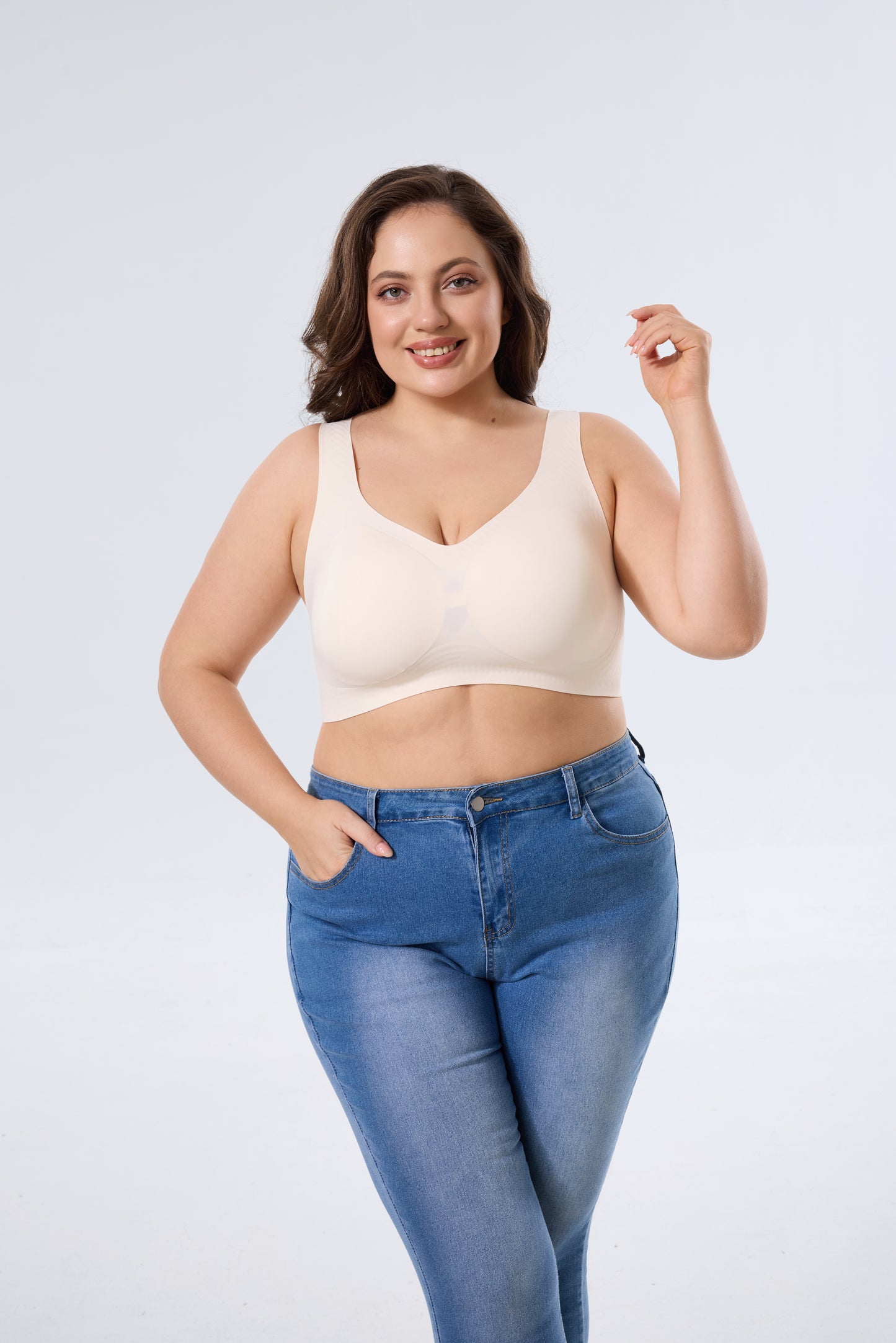 Comfortable Full Coverage Wireless Support Bra