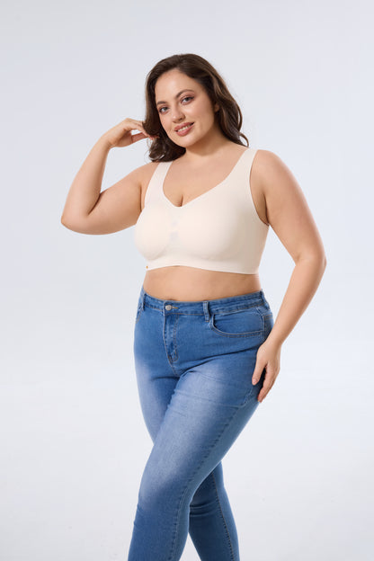 Comfortable Full Coverage Wireless Support Bra