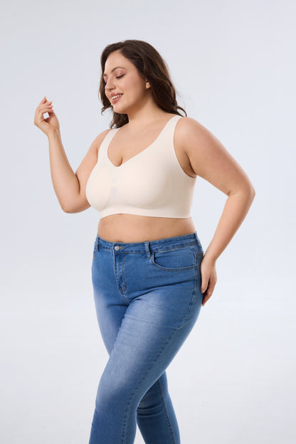Comfortable Full Coverage Wireless Support Bra