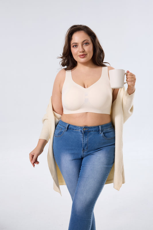 Comfortable Full Coverage Wireless Support Bra