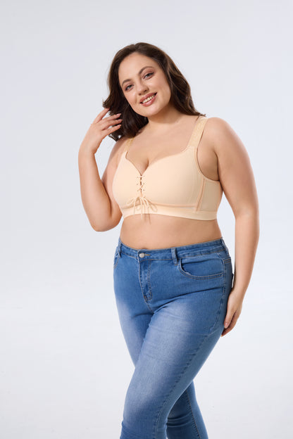 Wireless Smoothing Push-Up Bra with Supportive Fit