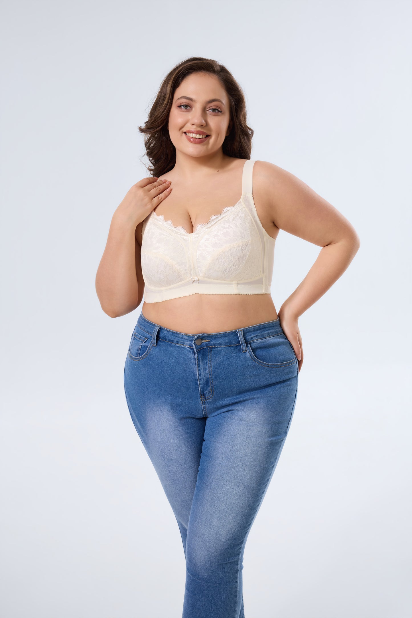 Wireless Lace Full Coverage Shaping Bra