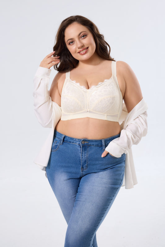 Wireless Lace Full Coverage Shaping Bra