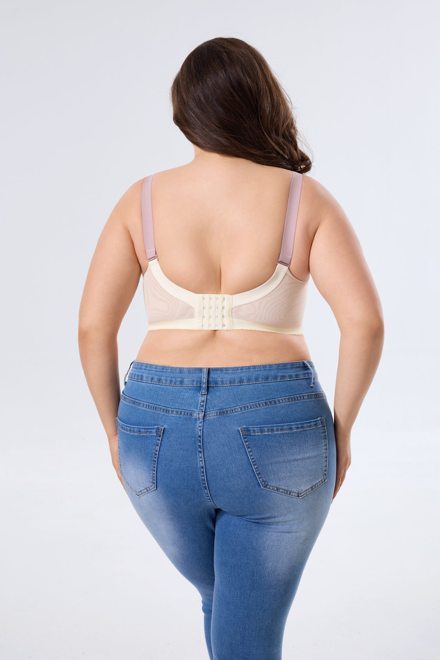 Breathable Full-Coverage Wireless Bra with Cute Bow