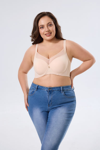 Supportive Full Coverage Underwire Bra with a Sculpted Fit