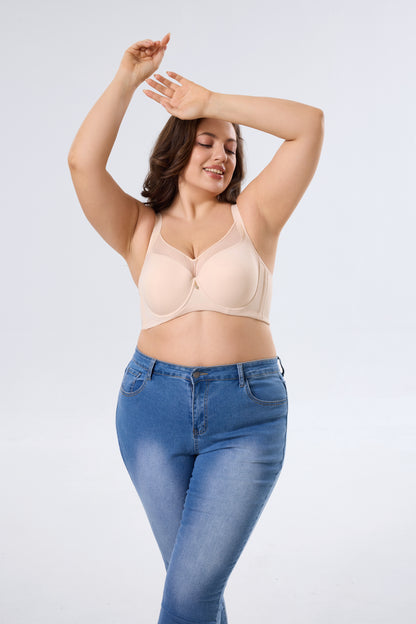 Supportive Full Coverage Underwire Bra with a Sculpted Fit