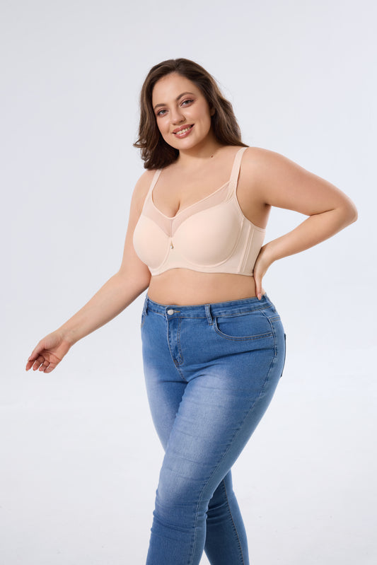 Supportive Full Coverage Underwire Bra with a Sculpted Fit