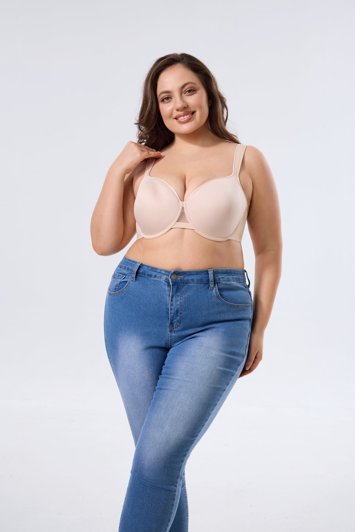 Elegant Breathable Soft Underwire Bra with Natural Lift