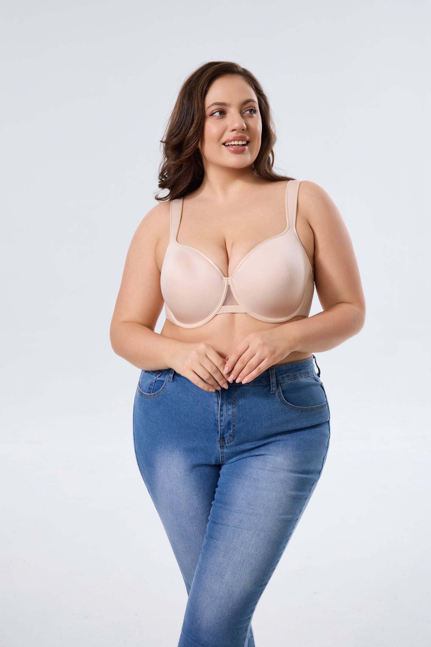Elegant Breathable Soft Underwire Bra with Natural Lift