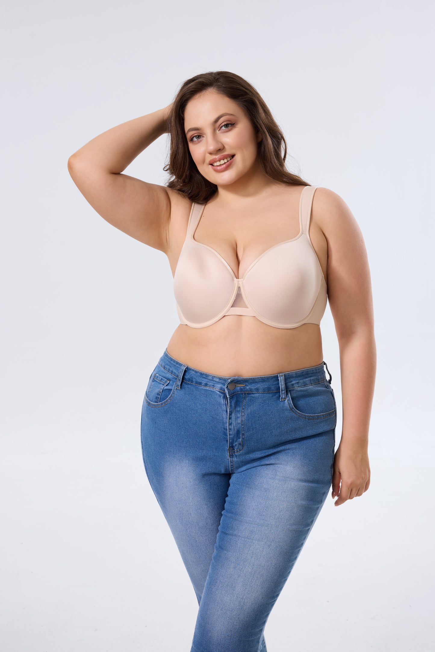 Elegant Breathable Soft Underwire Bra with Natural Lift
