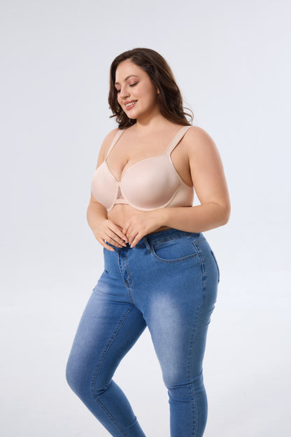 Elegant Breathable Soft Underwire Bra with Natural Lift