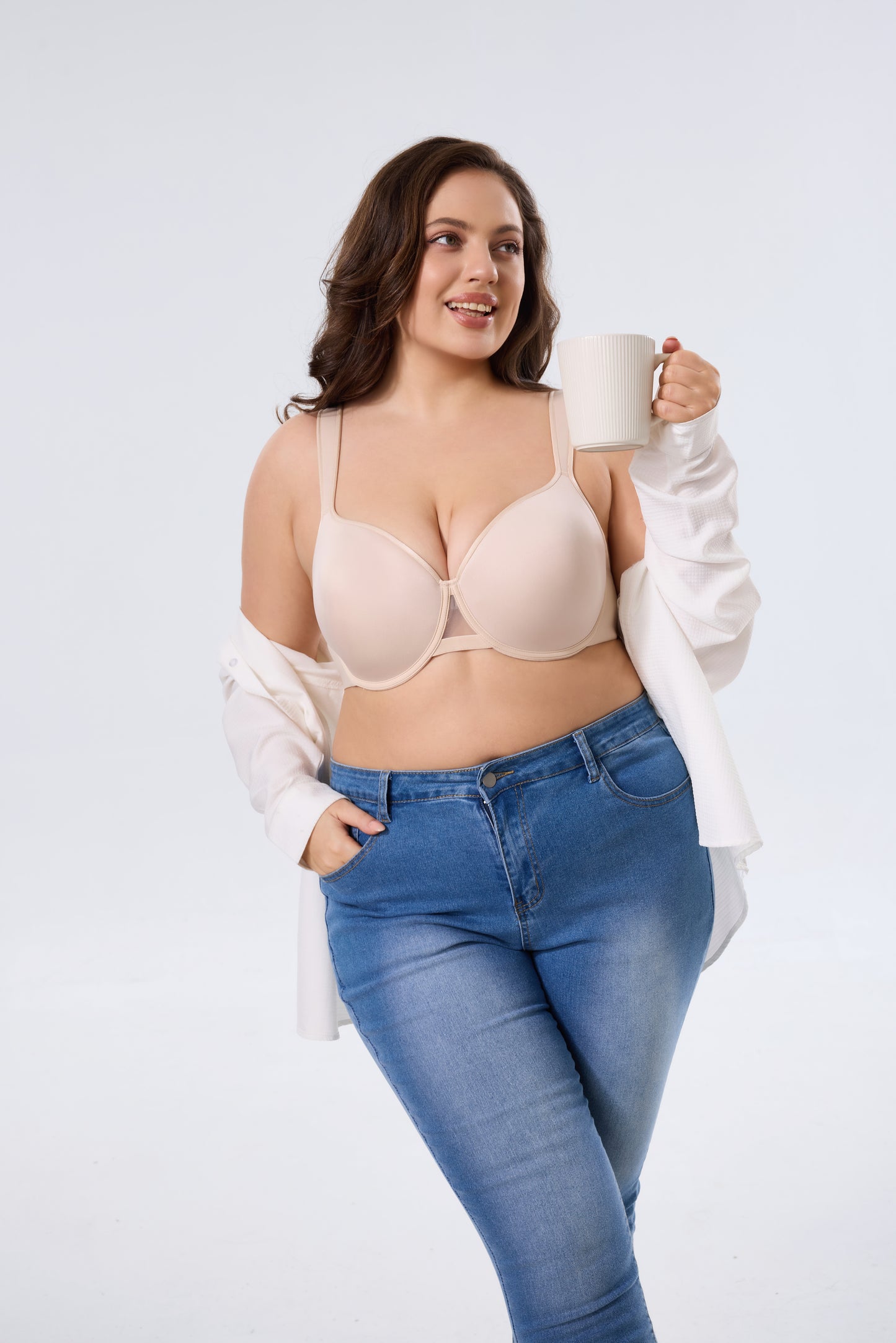 Elegant Breathable Soft Underwire Bra with Natural Lift