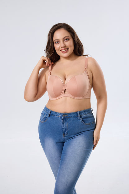 Plus Size Smooth Sculpting Full-Coverage Underwire Bra
