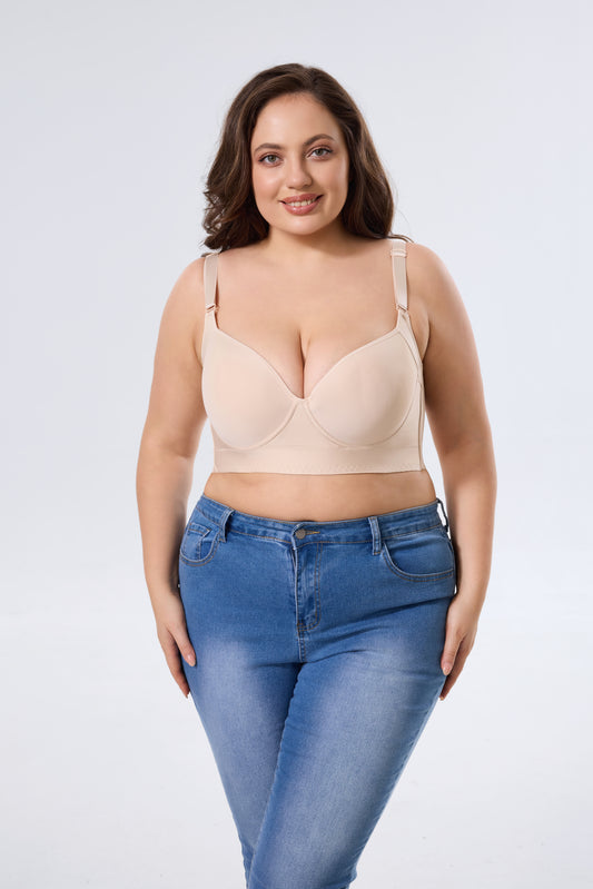 Plus Size Wireless Shaping Bra with Smooth Lift