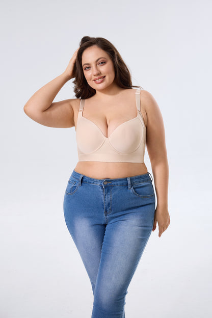 Plus Size Wireless Shaping Bra with Smooth Lift