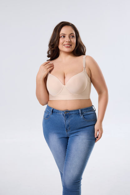Plus Size Wireless Shaping Bra with Smooth Lift