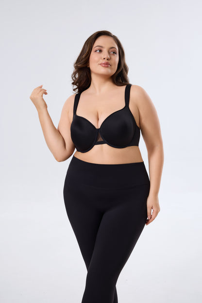 Elegant Breathable Soft Underwire Bra with Natural Lift