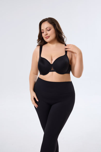 Elegant Breathable Soft Underwire Bra with Natural Lift