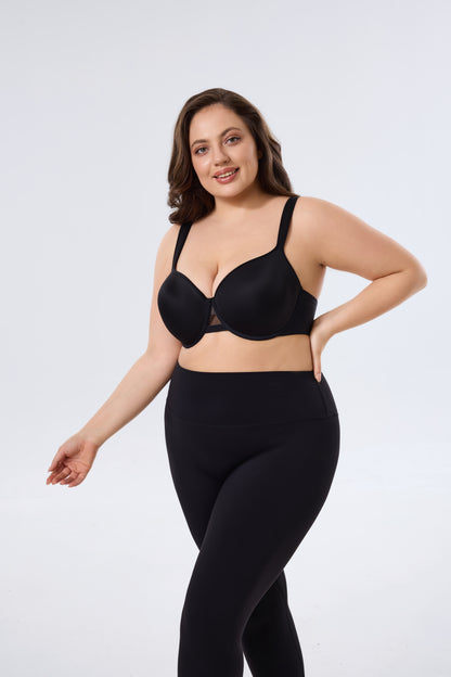 Elegant Breathable Soft Underwire Bra with Natural Lift
