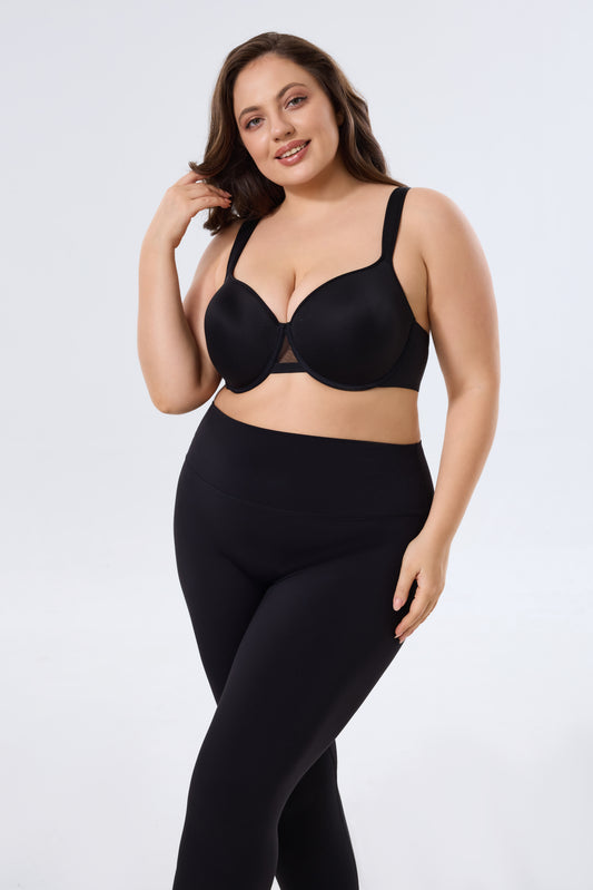 Elegant Breathable Soft Underwire Bra with Natural Lift