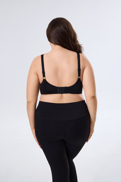 Breathable Mesh Full-Coverage Bra with Wireless Comfortable Lift